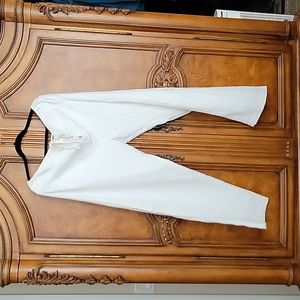 COPY - Sundance white eyelet like drawstring waist pants 4 pockets sz XL